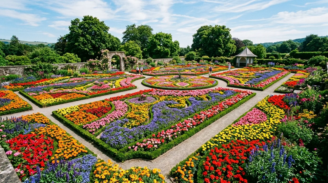 Cottage-Style Flower Garden